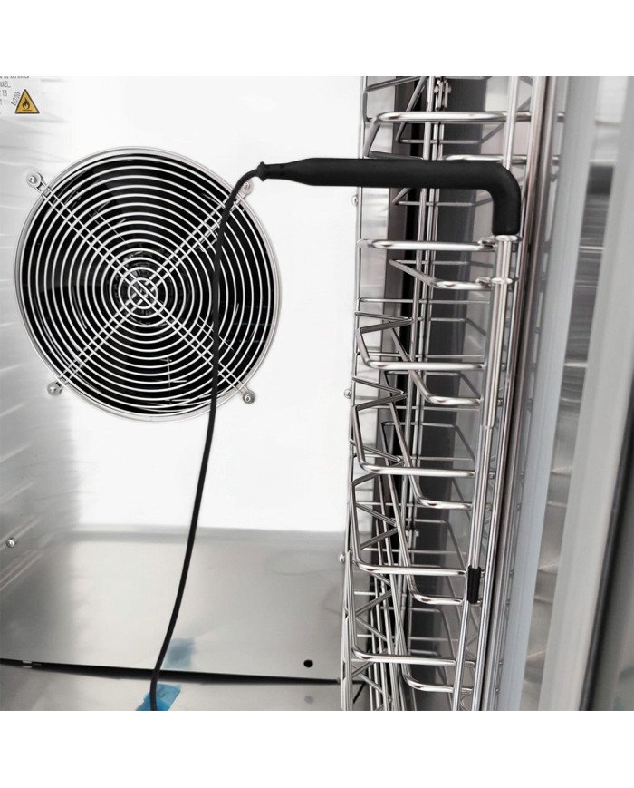 Abatidor de Temperatura 10 Bandejas Acero Inoxidable Ventilado Romux | Hostelería Profesional