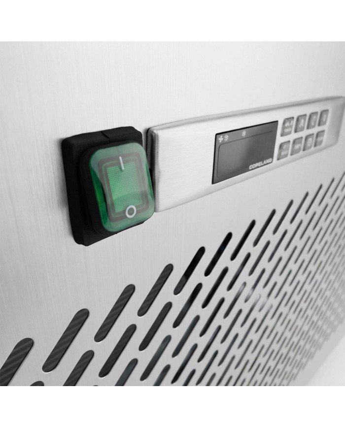 Abatidor de Temperatura 10 Bandejas Acero Inoxidable Ventilado Romux | Hostelería Profesional