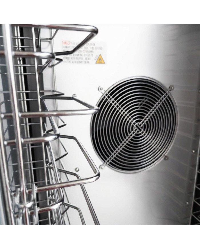 Abatidor de Temperatura 10 Bandejas Acero Inoxidable Ventilado Romux | Hostelería Profesional