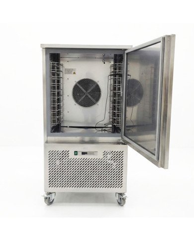 Abatidor de Temperatura 10 Bandejas Acero Inoxidable Ventilado Romux | Hostelería Profesional