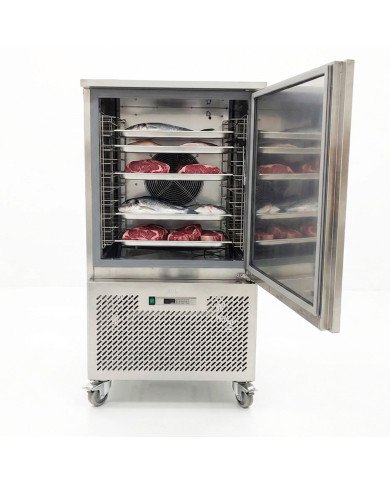 Abatidor de Temperatura 10 Bandejas Acero Inoxidable Ventilado Romux | Hostelería Profesional