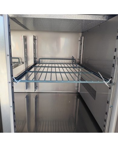 Mesa pizzera refrigerada 200 cm 3 puertas mármol CLEITON | Hostelería profesional