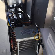 Mesa pizzera refrigerada 200 cm 3 puertas mármol CLEITON | Hostelería profesional