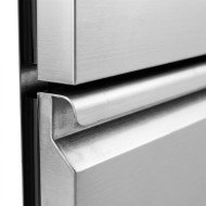 Mesa pizzera refrigerada 200 cm 3 puertas mármol ROMUX | Hostelería profesional