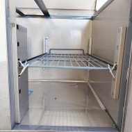 Mesa Fria de Preparacion 2 Puertas de 90x70 cm con Encimera de Poliuterano ®Romux