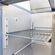 Mesa Fria de Preparacion 2 Puertas de 90x70 cm con Encimera de Poliuterano ®Romux