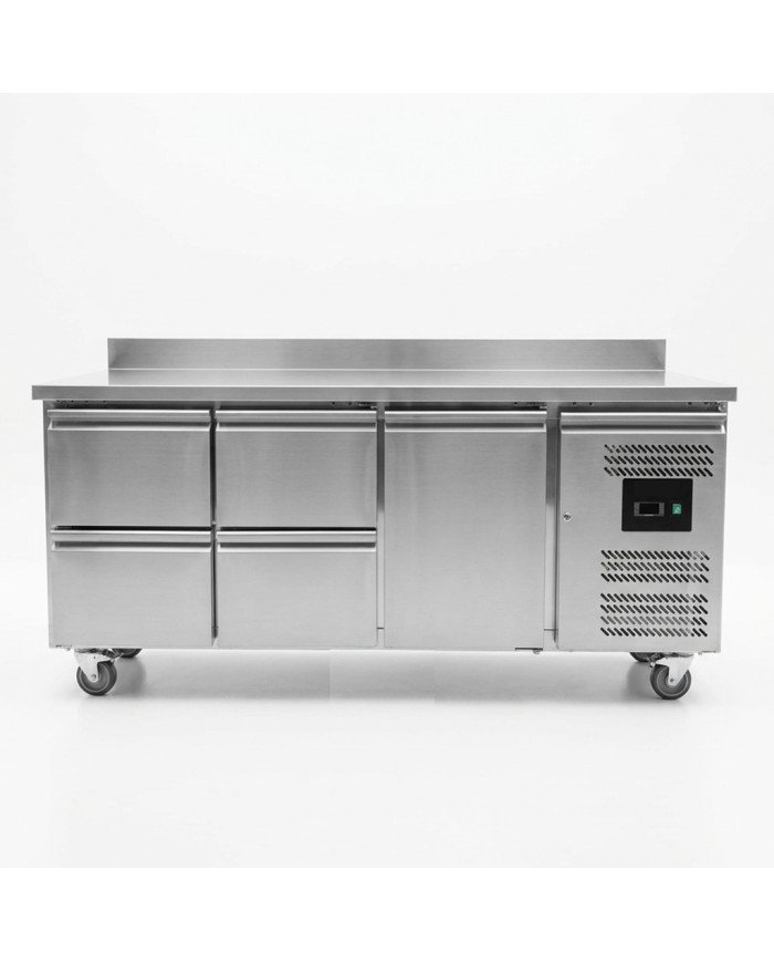 Bajo Mostrador 1 Puerta 4 Cajones de 180x70 cm Ventilado Cleiton