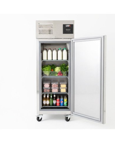 Armario Refrigerado Acero Inoxidable 700 Litros 4 Estantes GN 2/1 Clase A Ventilado ®Romux