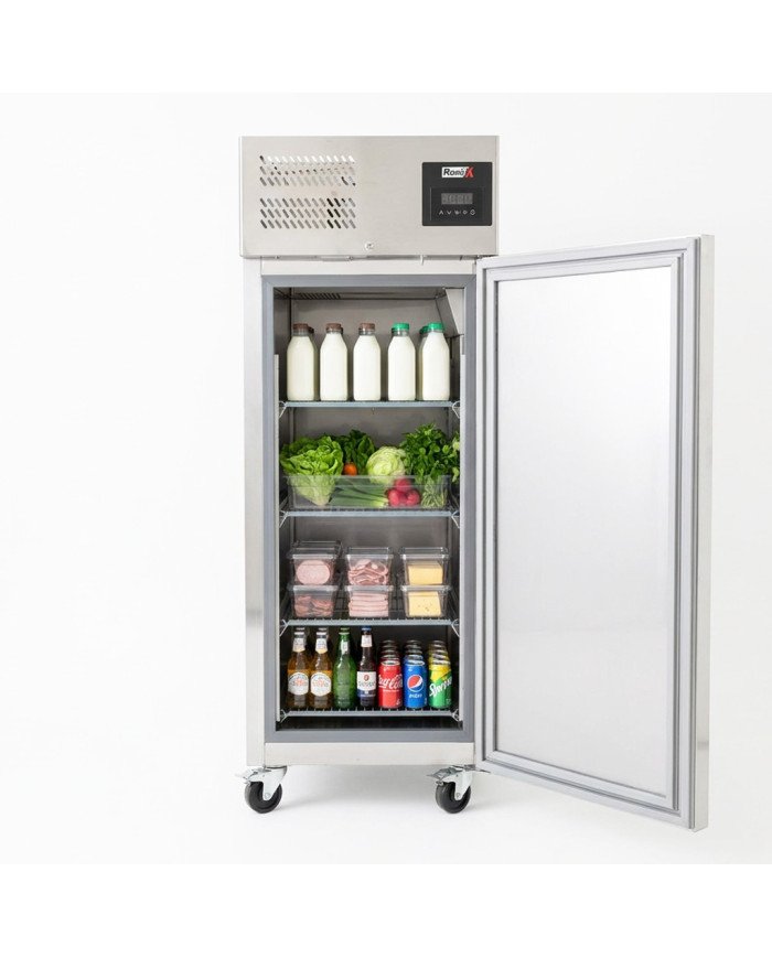 Armario Refrigerado Acero Inoxidable 700 Litros 4 Estantes GN 2/1 Clase A Ventilado ®Romux
