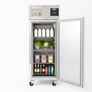 Armario Refrigerado Acero Inoxidable 700 Litros 4 Estantes GN 2/1 Clase A Ventilado ®Romux