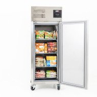 Armario de Congelacion Acero Inoxidable 700 Litros 4 Estantes GN 2/1 Clase A Ventilado ®Romux