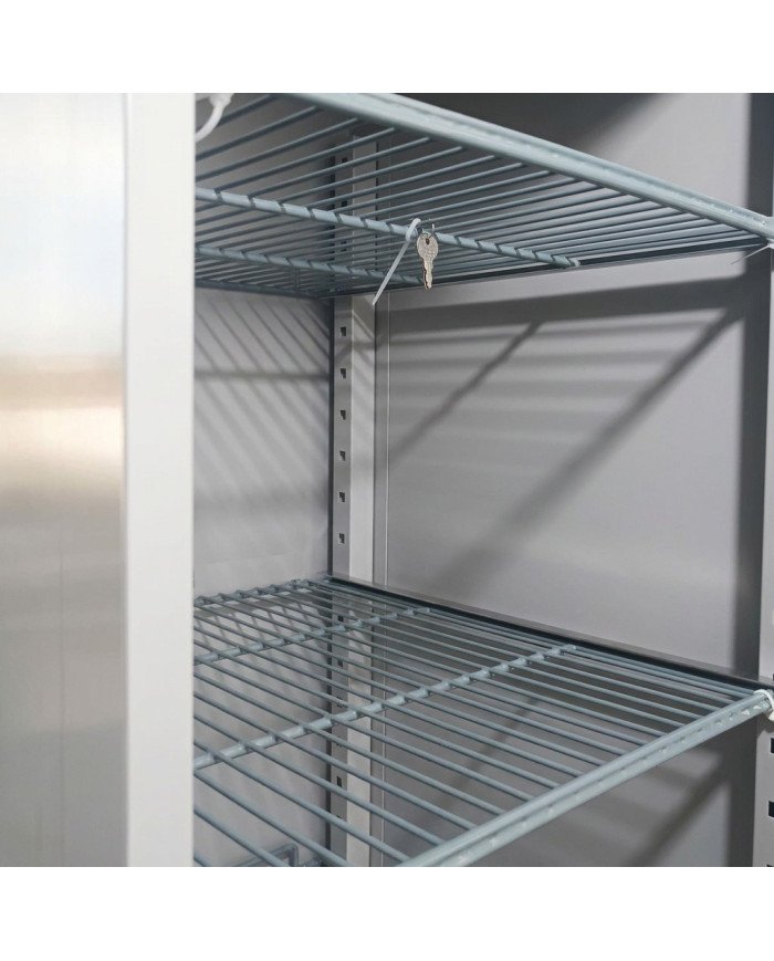 Armario de Congelacion Acero Inoxidable 700 Litros 4 Estantes GN 2/1 Clase A Ventilado ®Romux