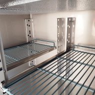 Mesa Fría de Preparación Acero Inoxidable 4 Puertas 553 Litros 223x70 cm Clase A Ventilada Cleiton | Hosteleria