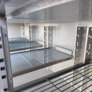 Mesa Fría de Preparación Acero Inoxidable 4 Puertas 553 Litros 223x70 cm Clase A Ventilada Cleiton | Hosteleria