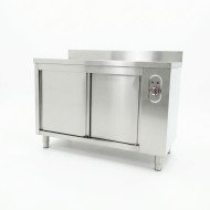 Mesa Caliente De Trabajo Acero Inoxidable Para Hosteleria Romux 1200X6