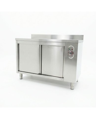 Mesa Caliente De Trabajo Acero Inoxidable Para Hosteleria Cleiton 1200