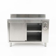 Mesa Caliente De Trabajo Acero Inoxidable Para Hosteleria Romux 1400X8