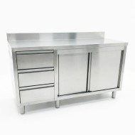 Mesa De Trabajo Acero Inoxidable Para Hosteleria Romux 1800X600 Mm RO