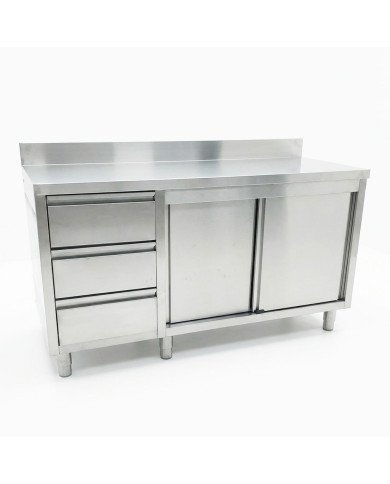 Mesa De Trabajo Acero Inoxidable Para Hosteleria Cleiton 1800X700 Mm