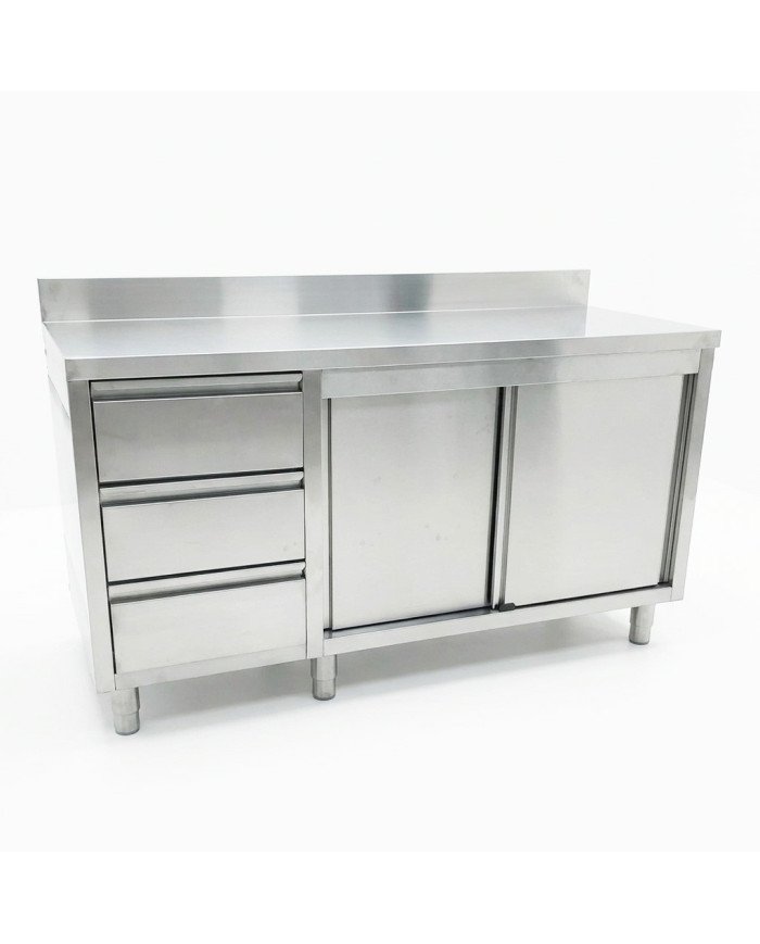 Mesa De Trabajo Acero Inoxidable Para Hosteleria Cleiton 1800X700 Mm