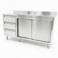 Mesa De Trabajo Acero Inoxidable Para Hosteleria Romux 1800X800 Mm RO