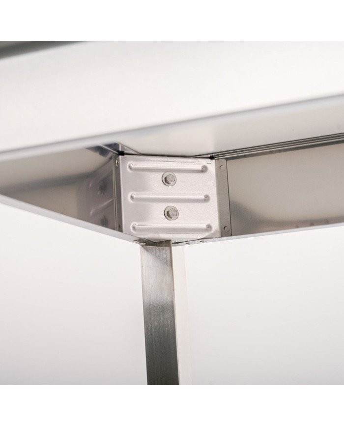 Mesa de Trabajo Acero Inoxidable para Hostelria 1400x800 mm | ROMUX Profesional