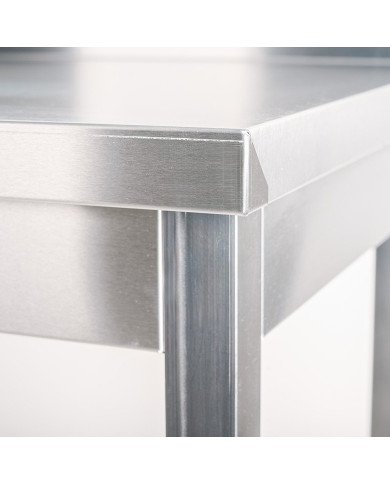 Mesa de Trabajo Acero Inoxidable para Hostelria 2000x800 mm | ROMUX Profesional