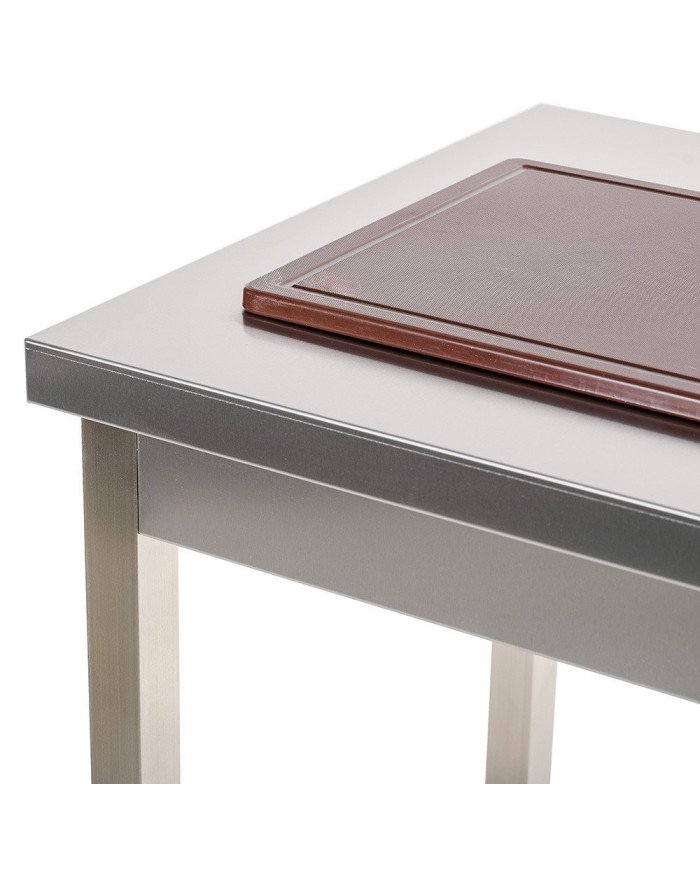 Mesa de Trabajo Acero Inoxidable para Hostelria 600x800 mm | CLEITON Profesional