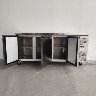121. Bajo Mostrador de Congelación Acero Inoxidable 339 Litros 3 Puertas 180x60x85 cm (FR-73)