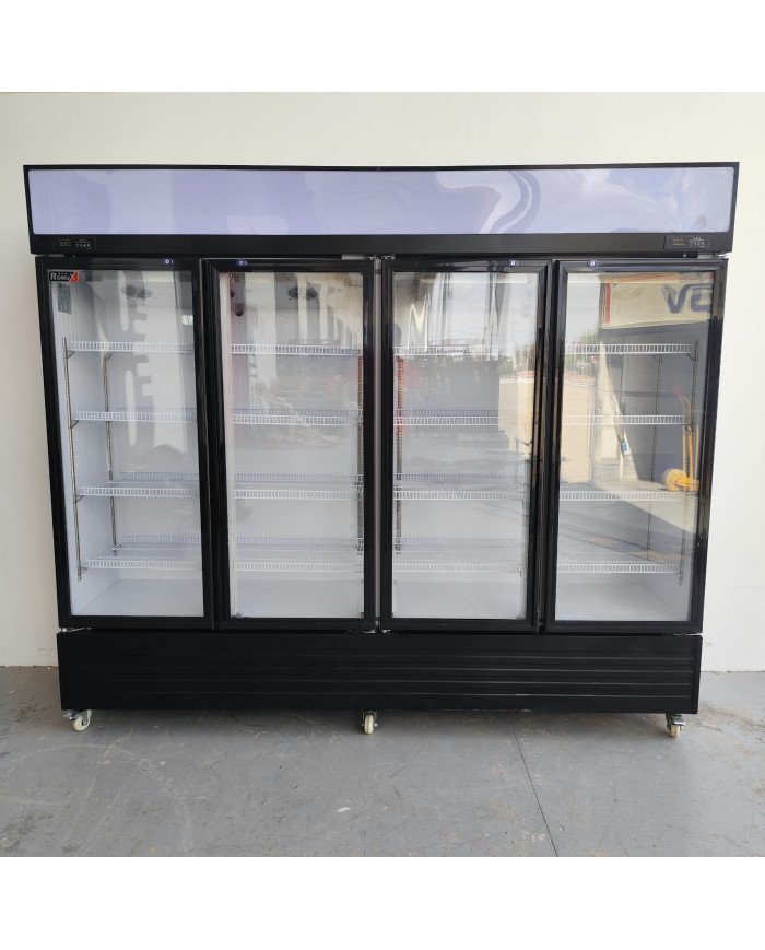 124. Armario Expositor Refrigerado 1300 Litros 4 Puertas Ventilado Romux