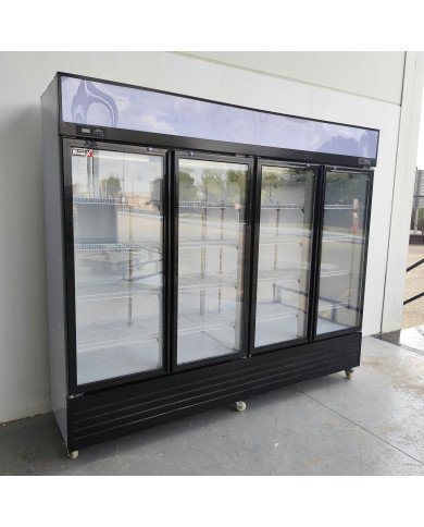 124. Armario Expositor Refrigerado 1300 Litros 4 Puertas Ventilado Romux