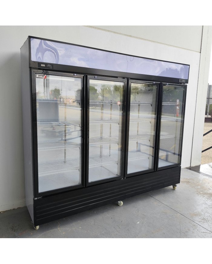 124. Armario Expositor Refrigerado 1300 Litros 4 Puertas Ventilado Romux