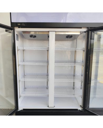 124. Armario Expositor Refrigerado 1300 Litros 4 Puertas Ventilado Romux