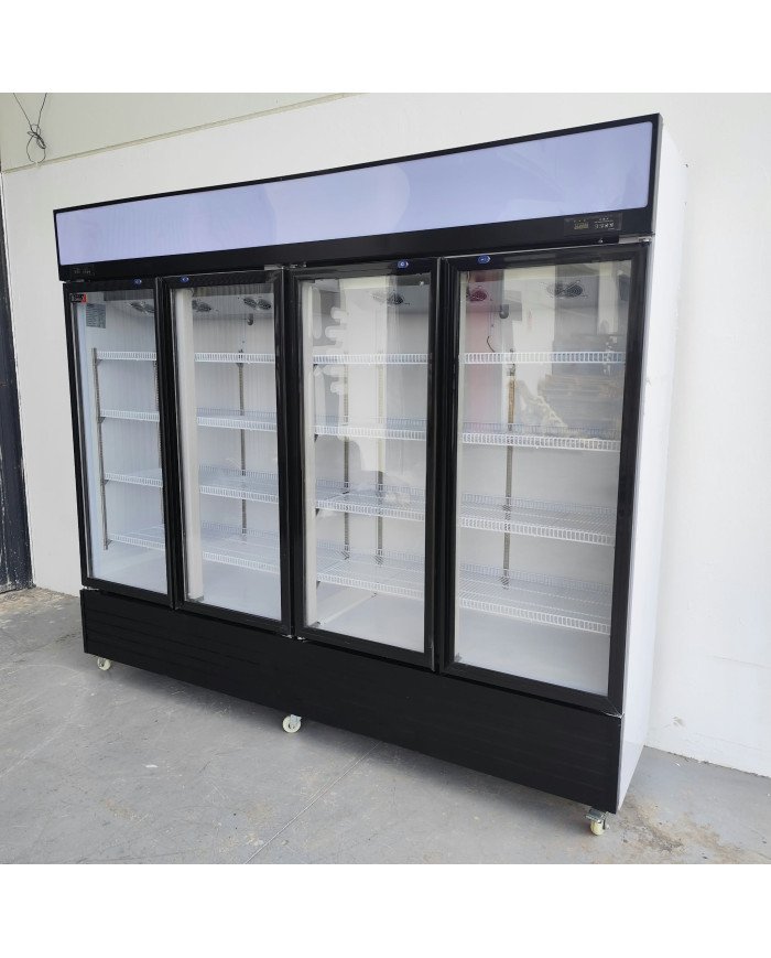 124. Armario Expositor Refrigerado 1300 Litros 4 Puertas Ventilado Romux