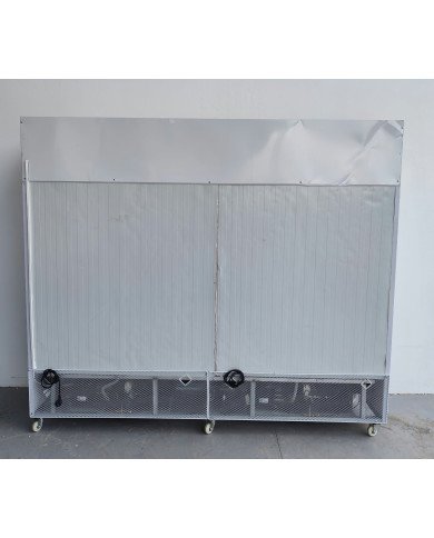 124. Armario Expositor Refrigerado 1300 Litros 4 Puertas Ventilado Romux