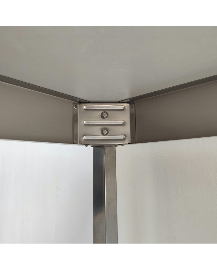 125. Mesa Mural sin Estante 1500x700x850 mm Desmontable (AC-15)
