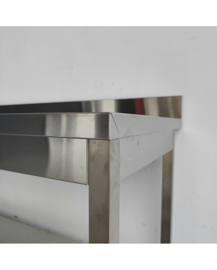 126.Mesa Mural con 1 Estante 1600x700x850 mm Desmontable ®Romux (AC-16+70)