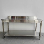 126.Mesa Mural con 1 Estante 1600x700x850 mm Desmontable ®Romux (AC-16+70)