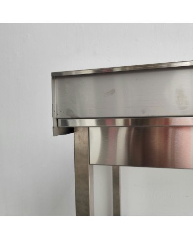 126.Mesa Mural con 1 Estante 1600x700x850 mm Desmontable ®Romux (AC-16+70)