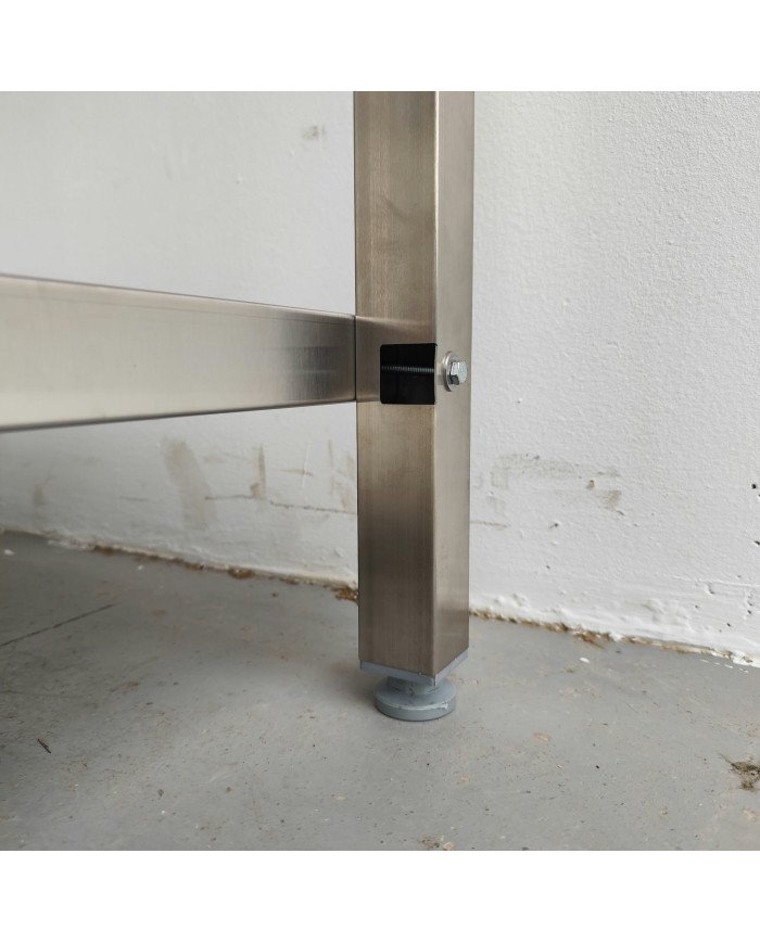 126.Mesa Mural con 1 Estante 1600x700x850 mm Desmontable ®Romux (AC-16+70)