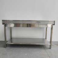 126.Mesa Mural con 1 Estante 1600x700x850 mm Desmontable ®Romux (AC-16+70)