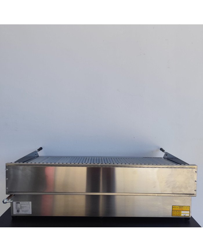 132. Barbacoa Industrial a Gas con Piedra Volcánica 100 cm Sobremesa (CC-45)