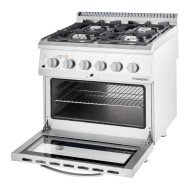 Cocina 4 Fuegos Gas Butano con Horno Eléctrico | Gastroten