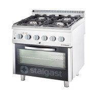 Cocina 4 Fuegos Gas Butano Estático Trifásica | Gastroten