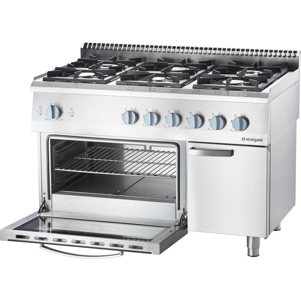 Cocina 6 Fuegos Gas Butano Estático | Equipamiento Industrial