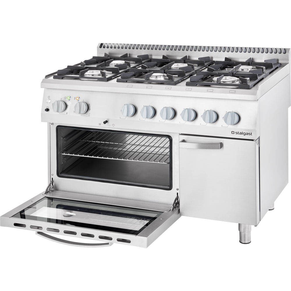 Cocina 6 Fuegos Gas Natural Horno Eléctrico | Gastroten