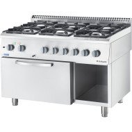Cocina 6 Fuegos Gas Natural 3,5kw | Equipamiento Industrial