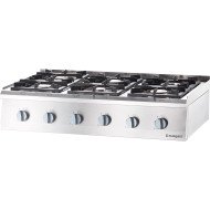 Cocina 6 Fuegos Sobremesa Gas Natural | Equipamiento Hostelería