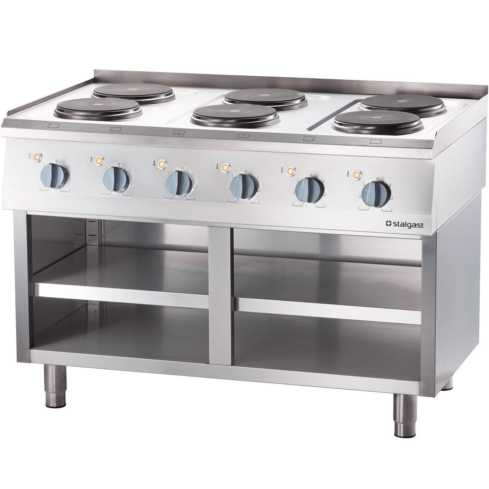 Cocina Eléctrica Sobremesa 6 Fuegos Trifásica | Gastroten