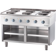 Cocina Eléctrica Sobremesa 6 Fuegos Trifásica | Gastroten